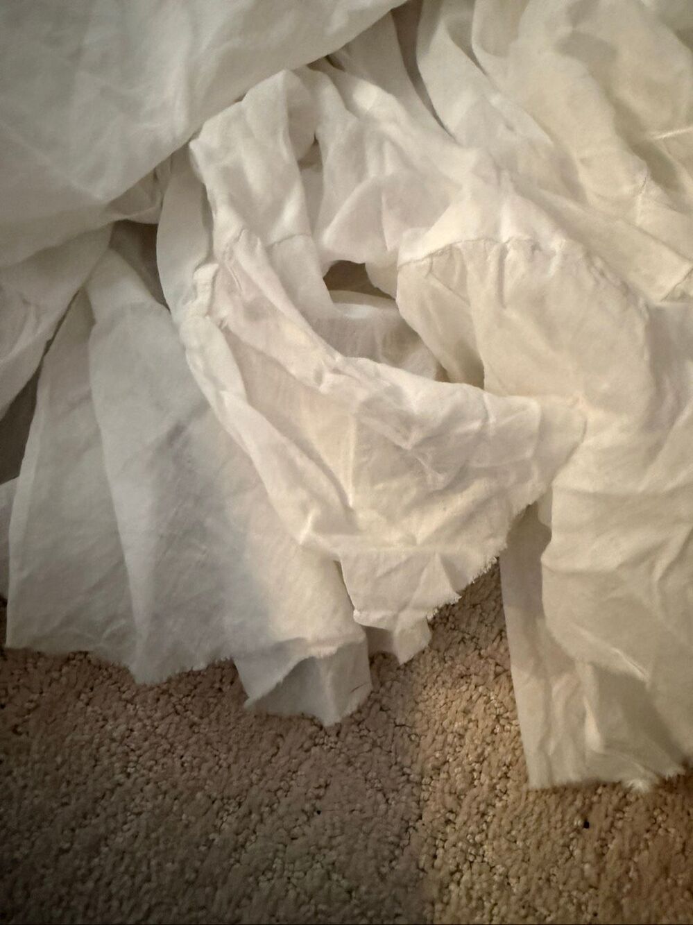 Free People Stuck in A Moment Cream Puff White Cotton Tiered Maxi Skirt - Picture 11 of 11
